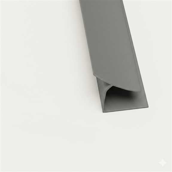 FRP 10' Dark Grey Inside Corner Molding